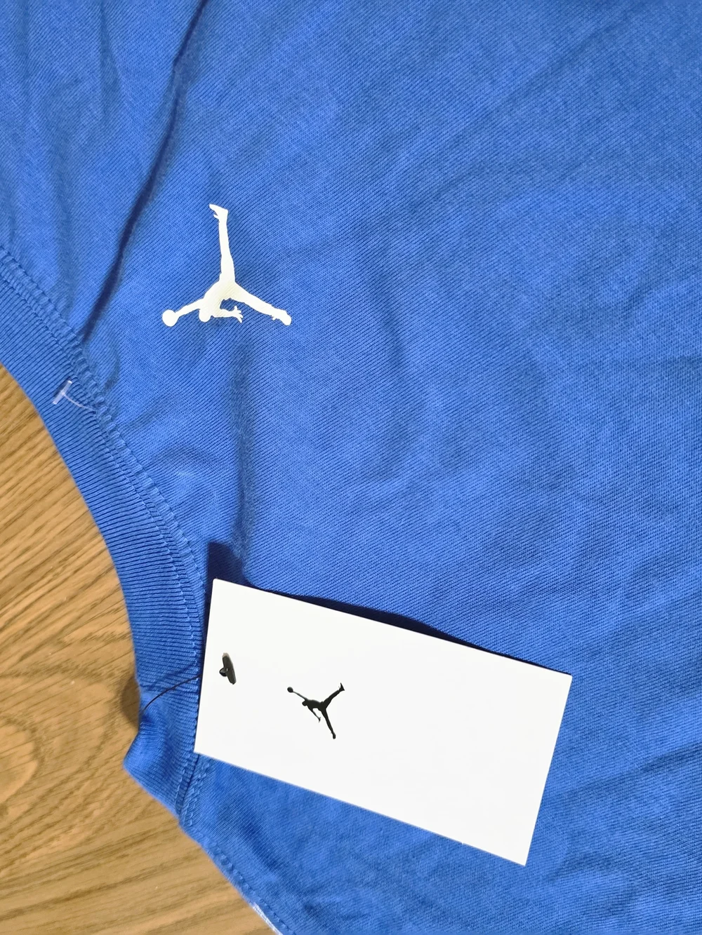 Jordan Mens M J Brooklyn College All Over Print Graphic in the Sport Blue XXL